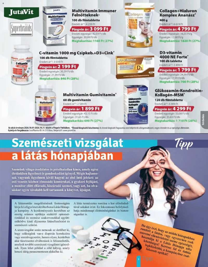 Pingvin Patika Pingvin Patika Magazin 3 oldal