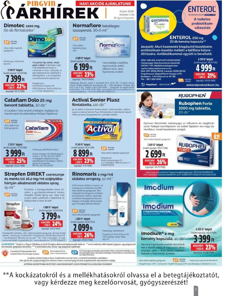 Pingvin Patika Pingvin Patika Magazin 7 oldal