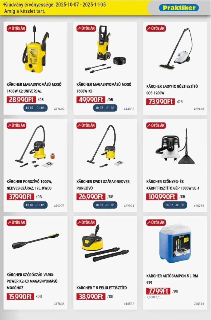 Praktiker Akciós újság Praktiker 15 oldal