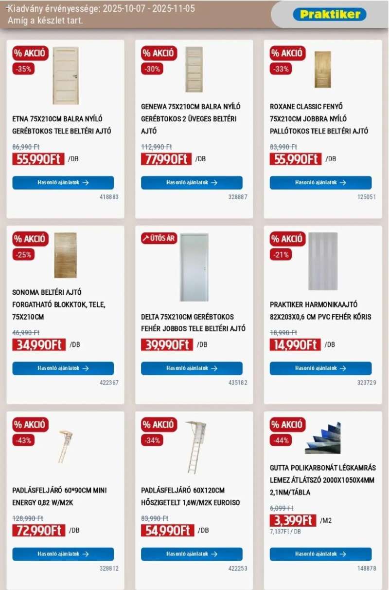 Praktiker Akciós újság Praktiker 27 oldal