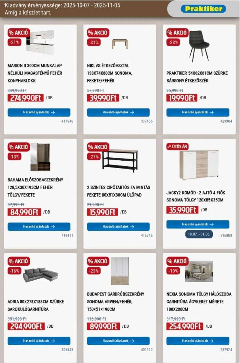 Praktiker Akciós újság Praktiker 29 oldal