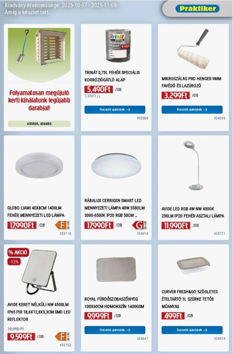 Praktiker Akciós újság Praktiker 33 oldal