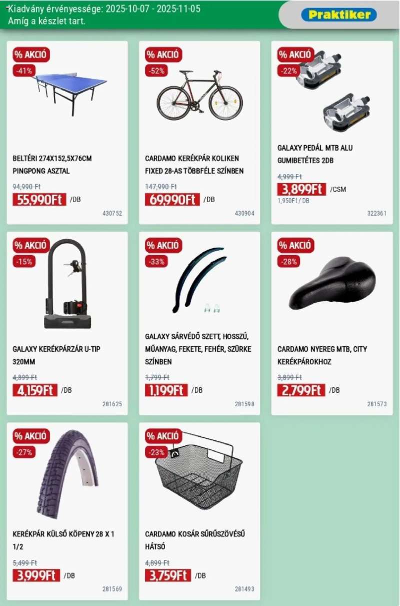 Praktiker Akciós újság Praktiker 35 oldal