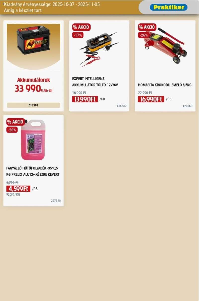 Praktiker Akciós újság Praktiker 39 oldal