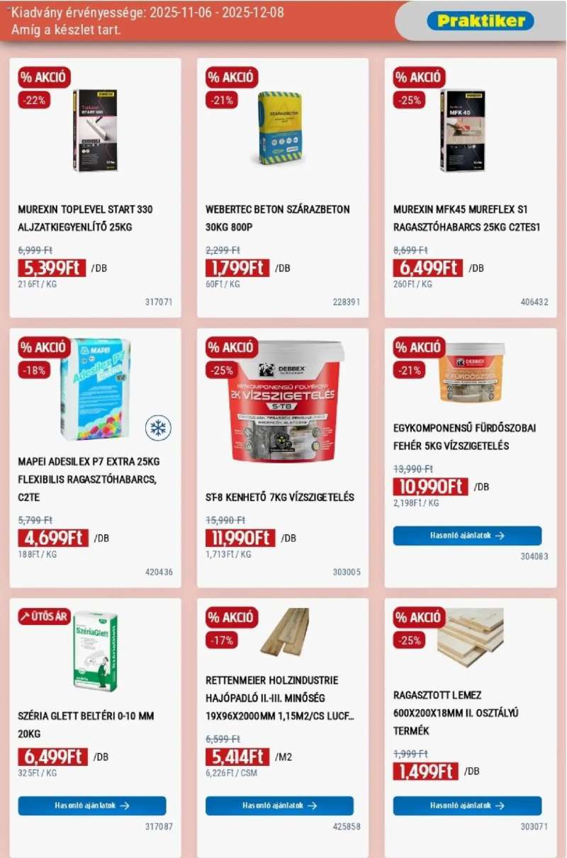 Praktiker Akciós újság Praktiker 15 oldal
