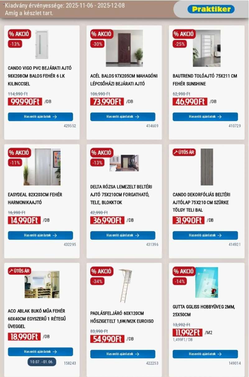 Praktiker Akciós újság Praktiker 27 oldal