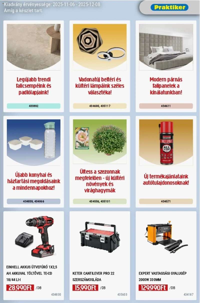 Praktiker Akciós újság Praktiker 33 oldal