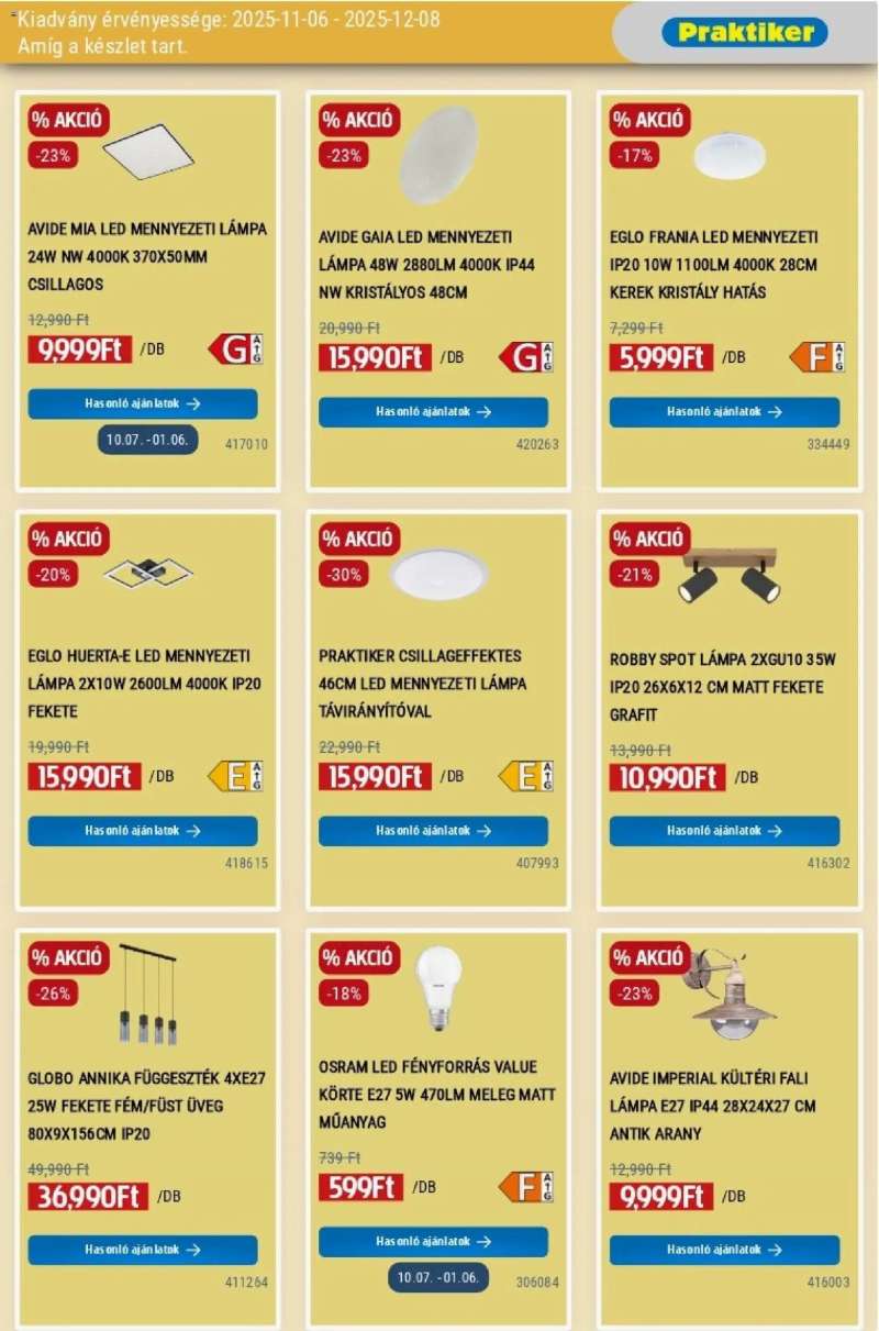 Praktiker Akciós újság Praktiker 7 oldal