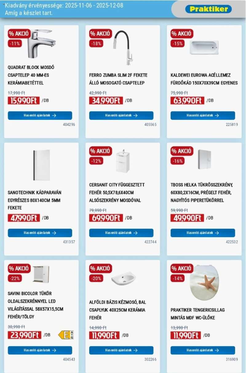 Praktiker Akciós újság Praktiker 9 oldal