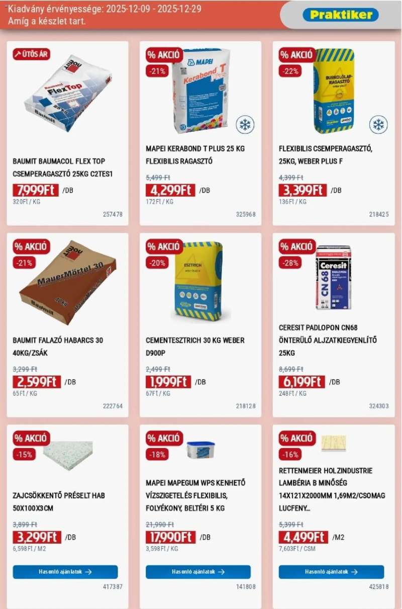 Praktiker Akciós újság Praktiker 15 oldal