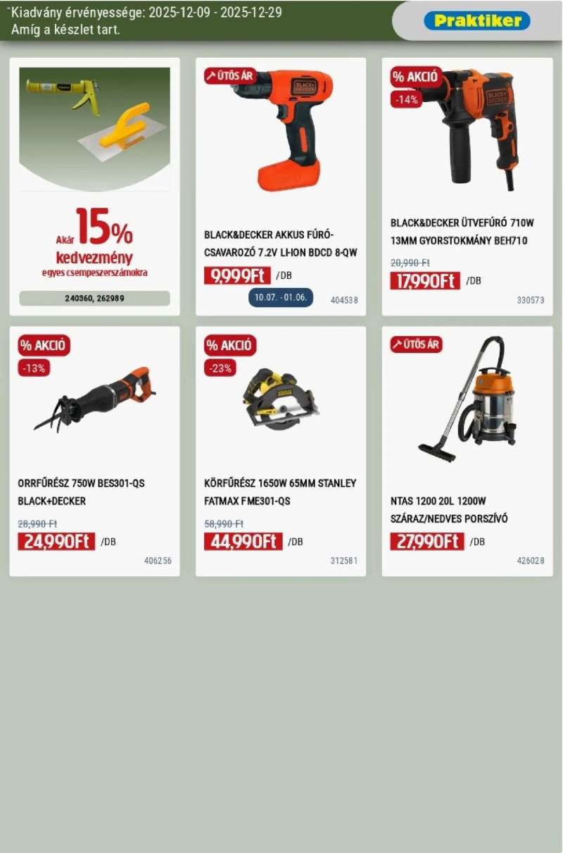 Praktiker Akciós újság Praktiker 17 oldal