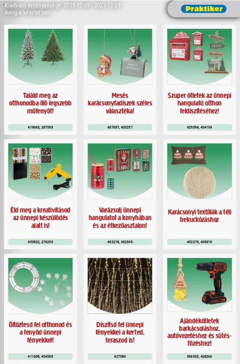 Praktiker Akciós újság Praktiker 3 oldal