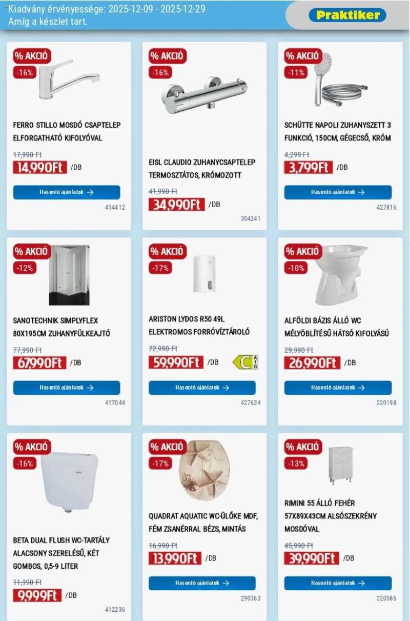Praktiker Akciós újság Praktiker 9 oldal