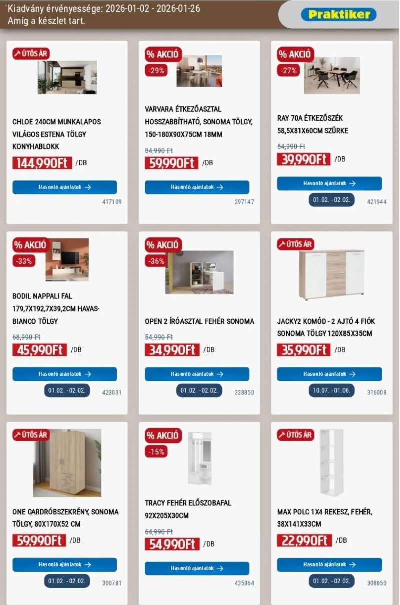 Praktiker Akciós újság Praktiker 15 oldal