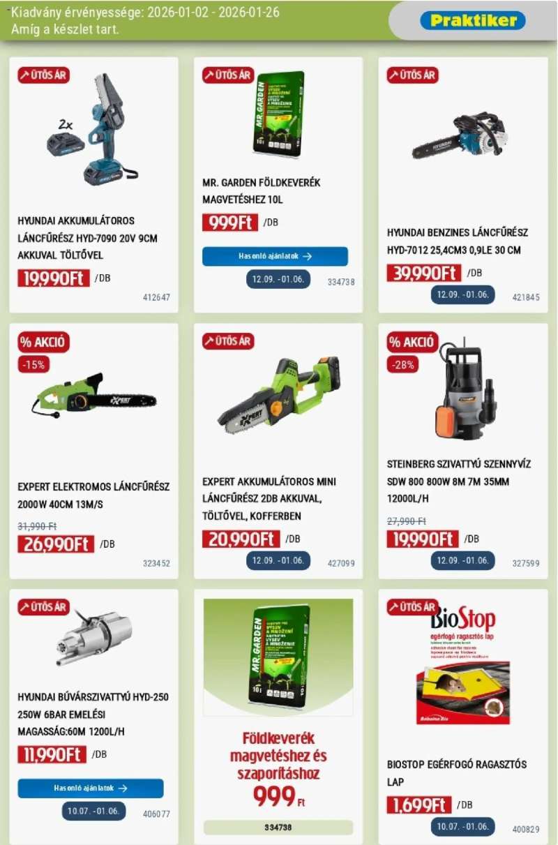 Praktiker Akciós újság Praktiker 27 oldal