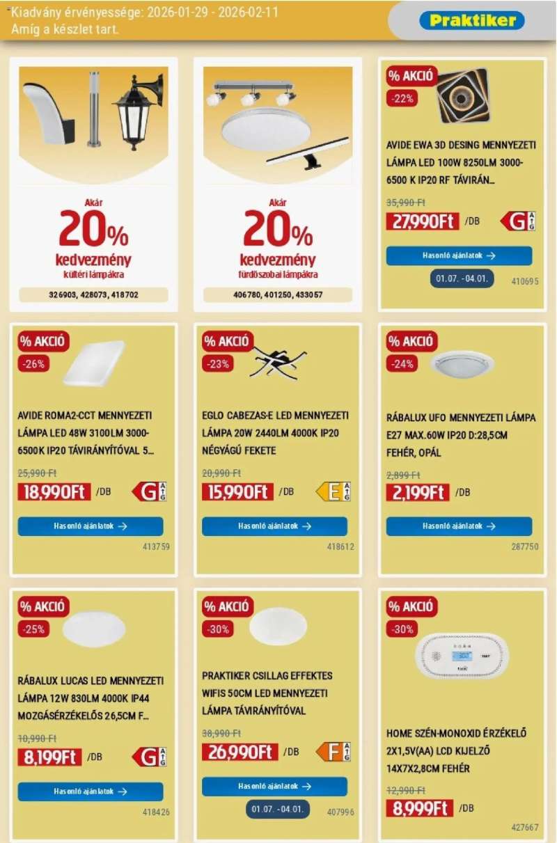 Praktiker Akciós újság Praktiker 11 oldal