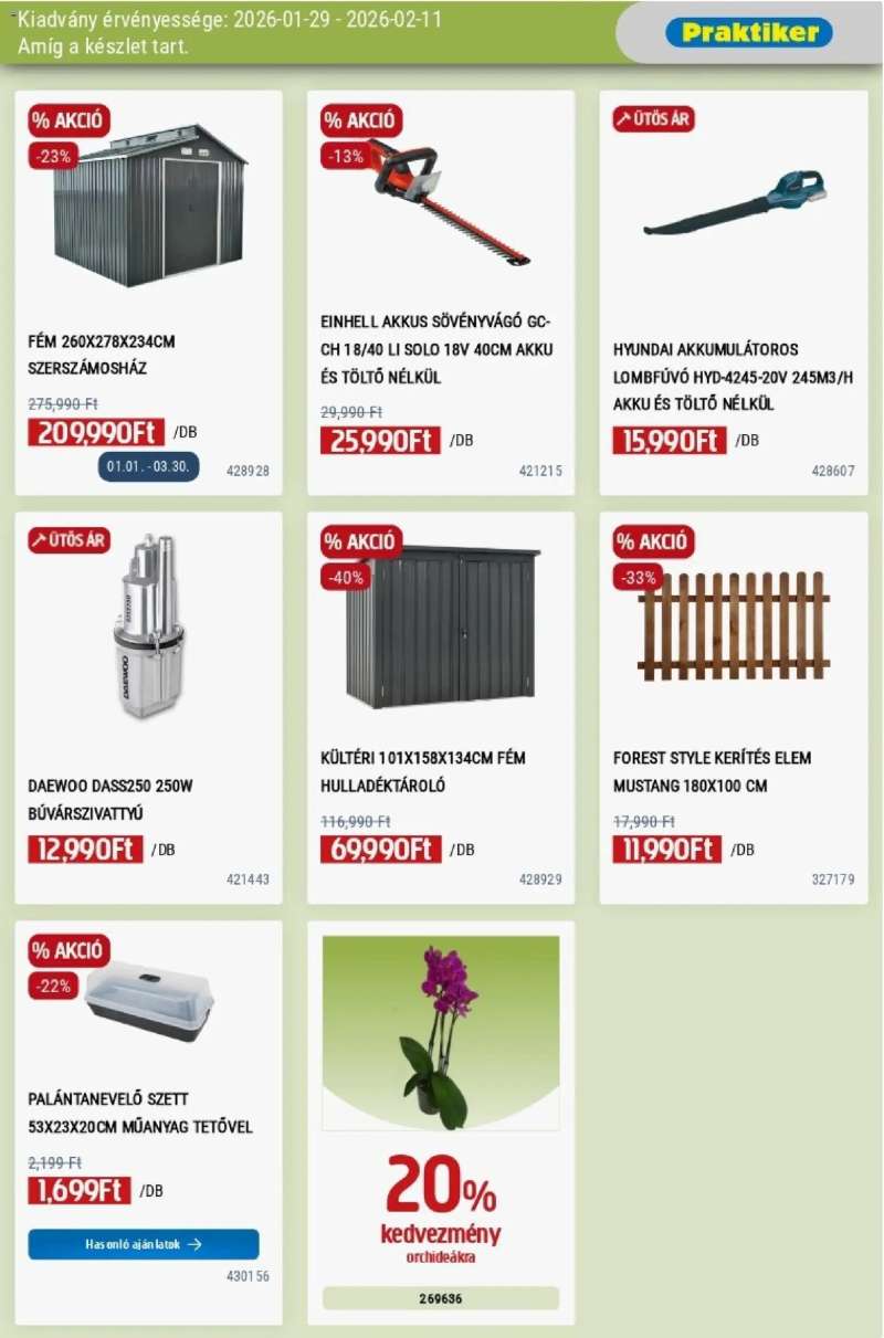 Praktiker Akciós újság Praktiker 13 oldal