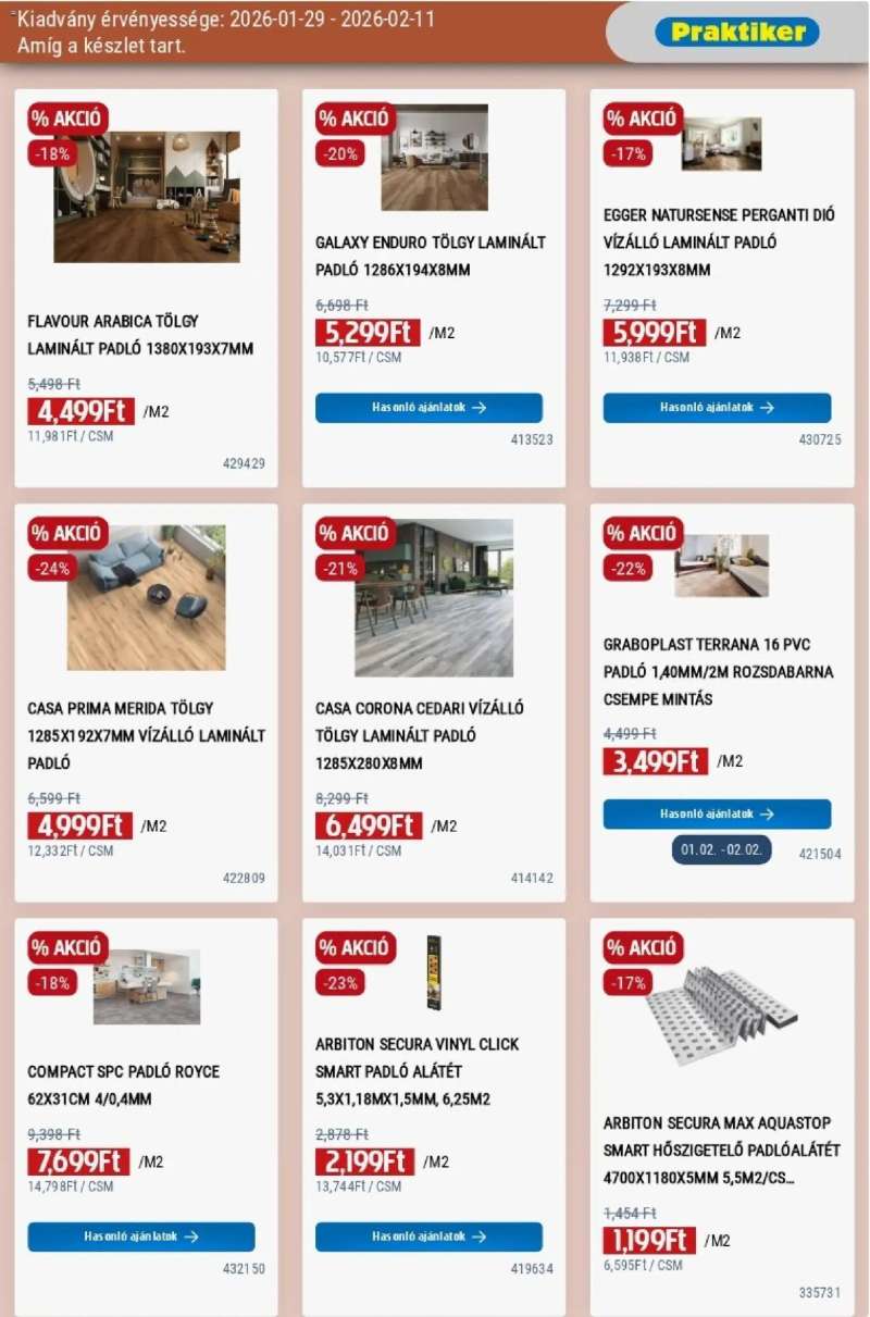 Praktiker Akciós újság Praktiker 19 oldal