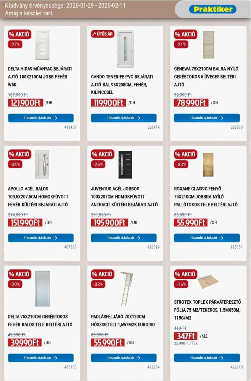Praktiker Akciós újság Praktiker 23 oldal