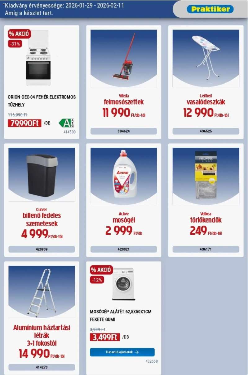 Praktiker Akciós újság Praktiker 29 oldal