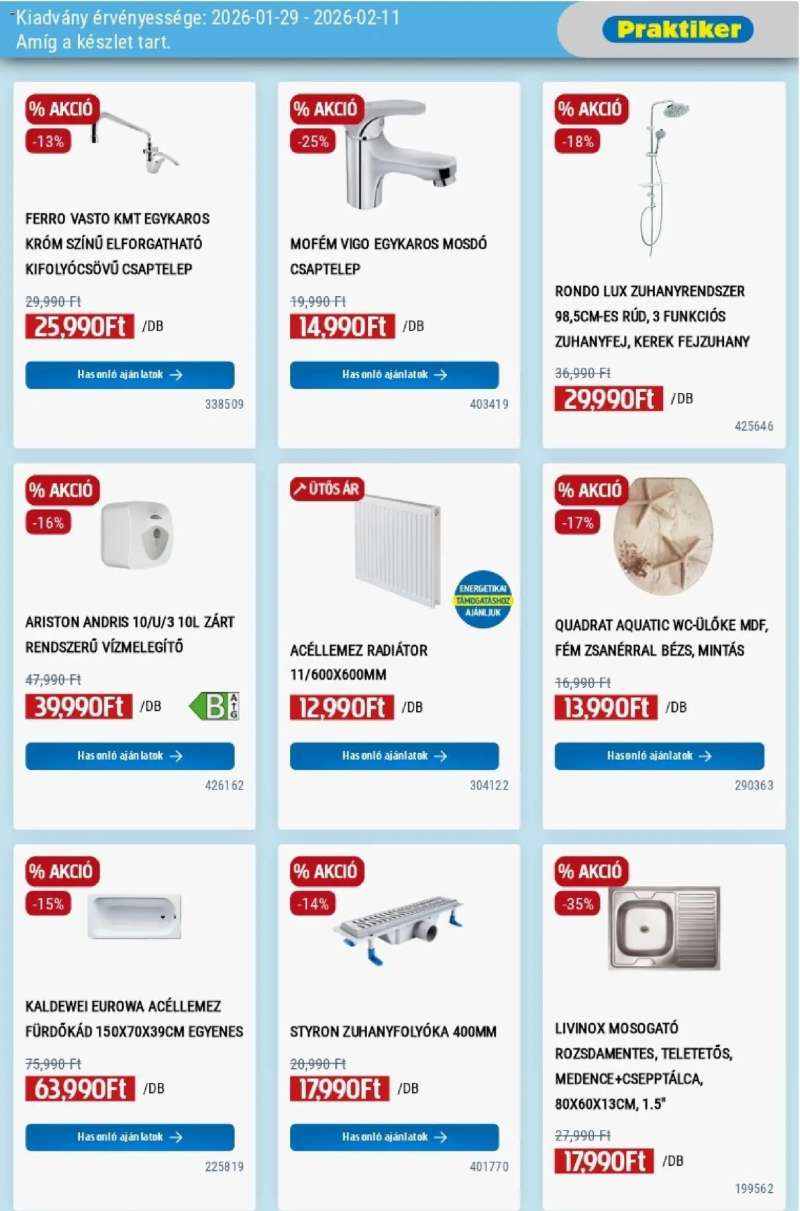 Praktiker Akciós újság Praktiker 5 oldal