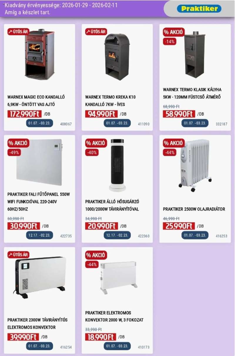 Praktiker Akciós újság Praktiker 9 oldal