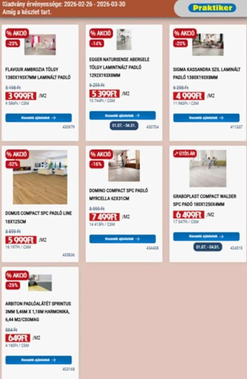 Praktiker Praktiker akciós újság 19 oldal