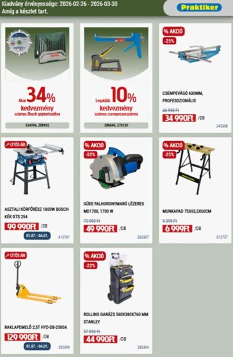 Praktiker Praktiker akciós újság 23 oldal