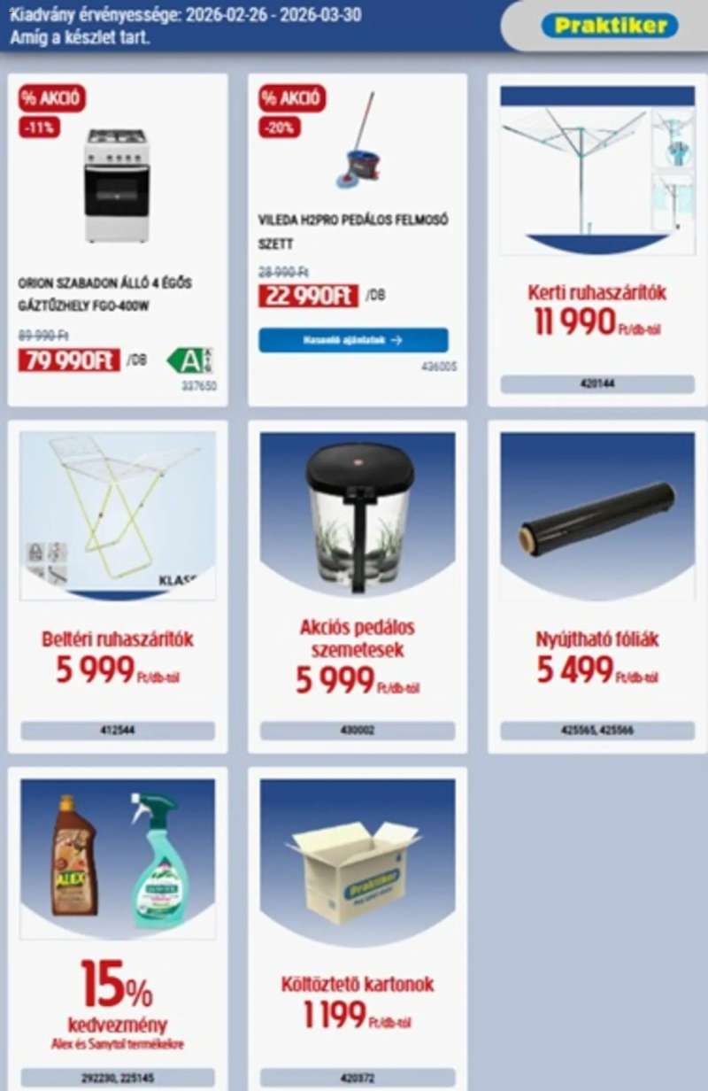 Praktiker Praktiker akciós újság 33 oldal