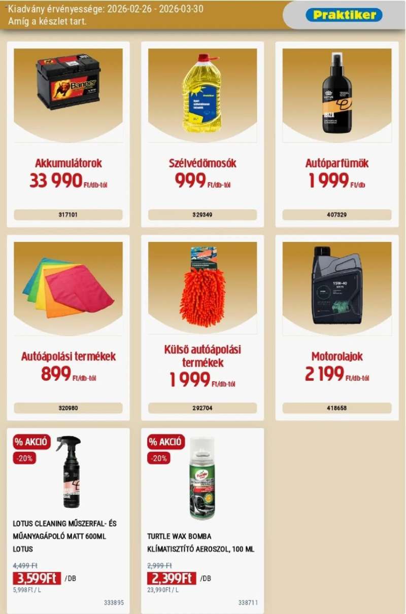 Praktiker Praktiker akciós újság 41 oldal
