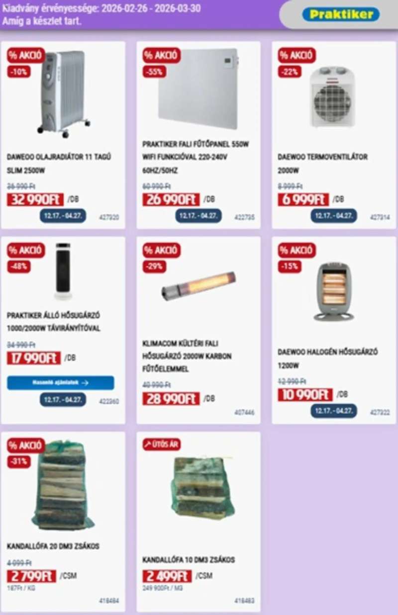 Praktiker Praktiker akciós újság 9 oldal