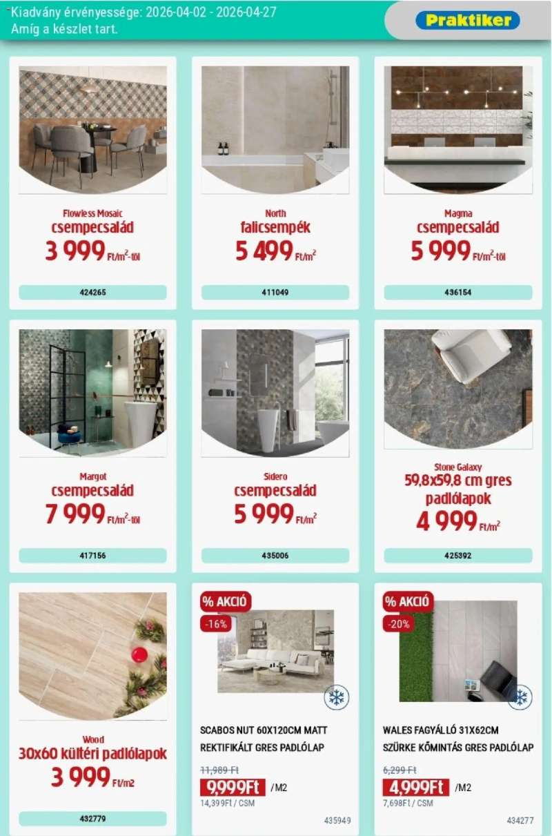 Praktiker Praktiker akciós újság 15 oldal