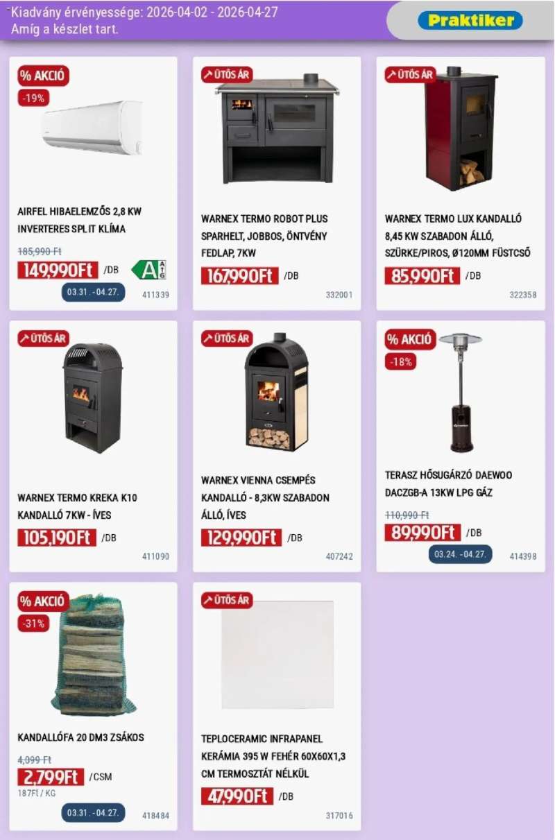Praktiker Praktiker akciós újság 17 oldal