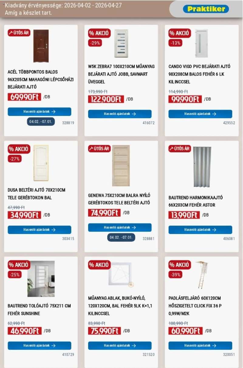 Praktiker Praktiker akciós újság 23 oldal