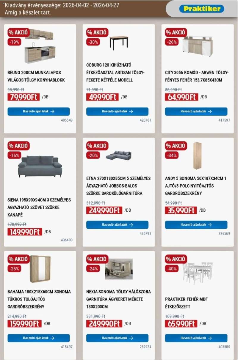 Praktiker Praktiker akciós újság 25 oldal