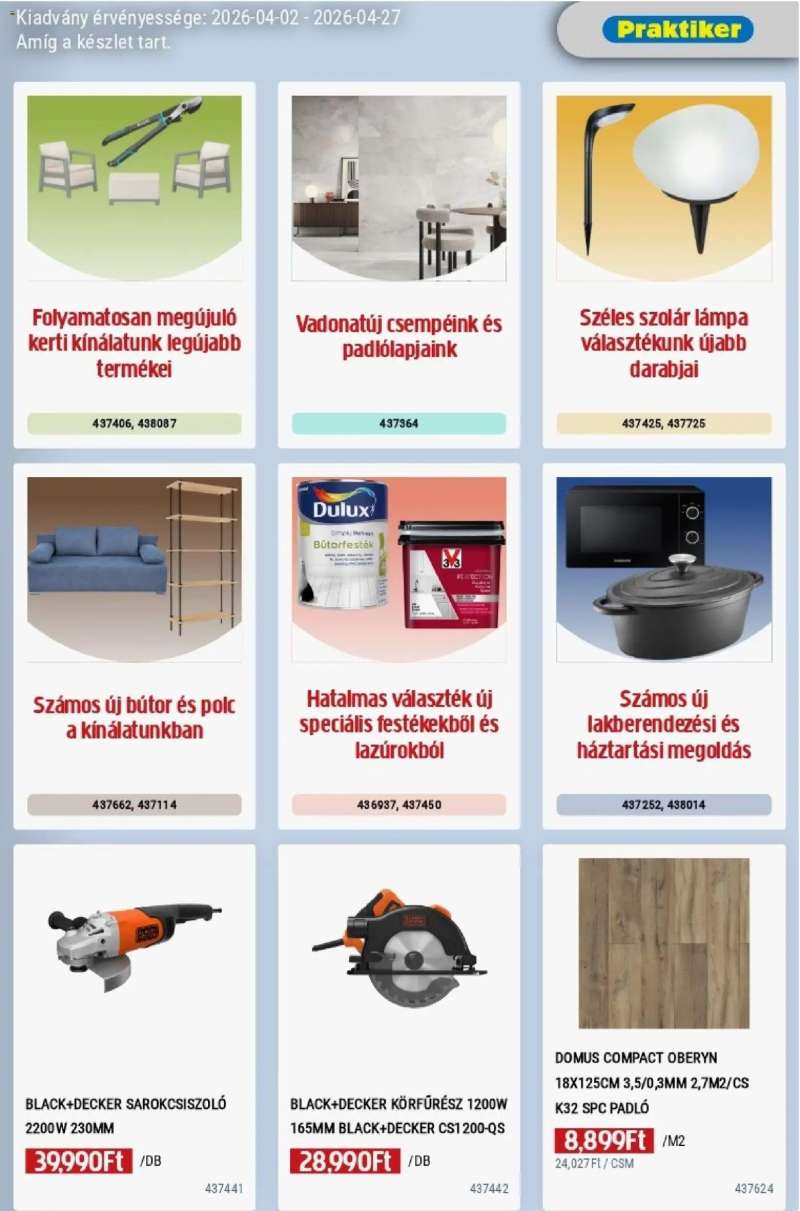 Praktiker Praktiker akciós újság 27 oldal