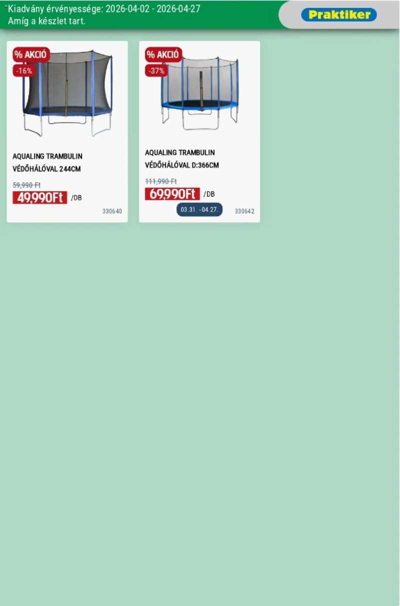 Praktiker Praktiker akciós újság 29 oldal