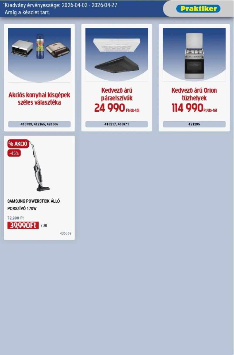 Praktiker Praktiker akciós újság 31 oldal