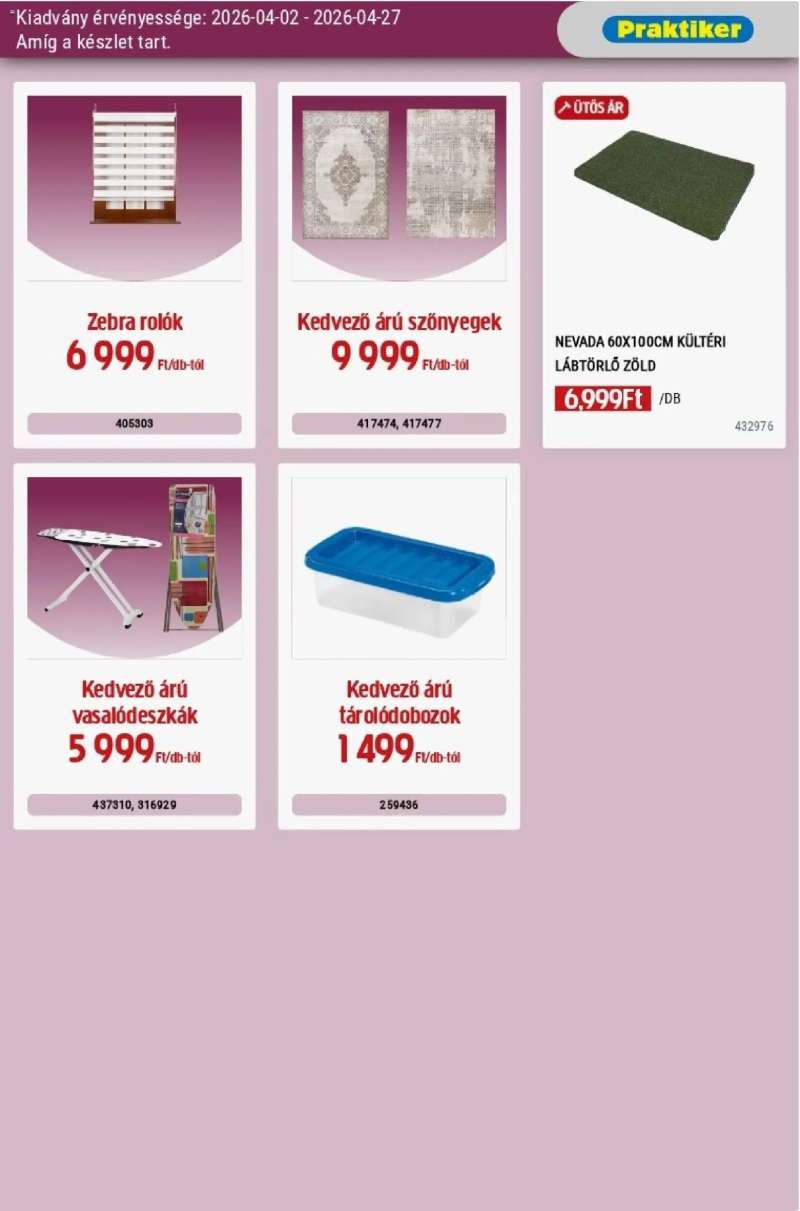 Praktiker Praktiker akciós újság 33 oldal