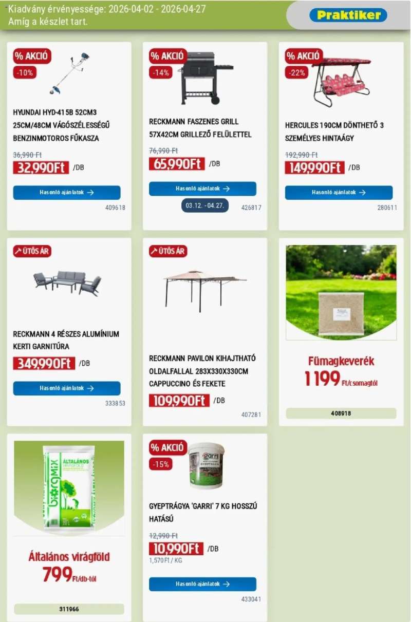 Praktiker Praktiker akciós újság 5 oldal