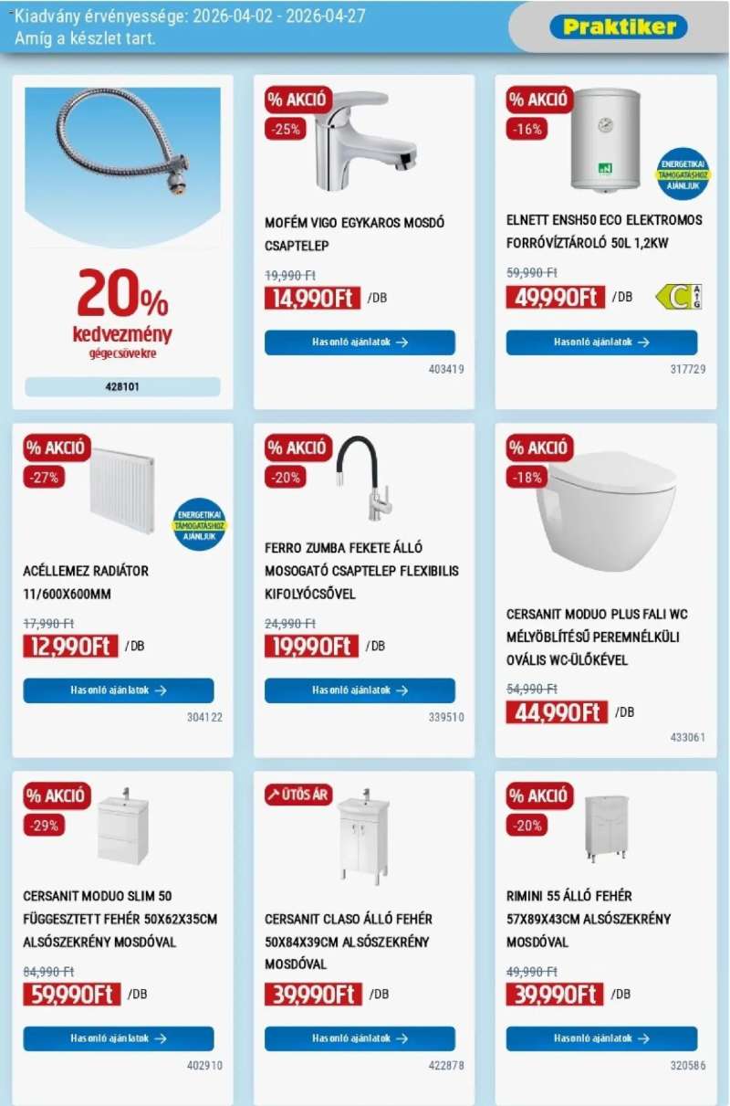 Praktiker Praktiker akciós újság 7 oldal