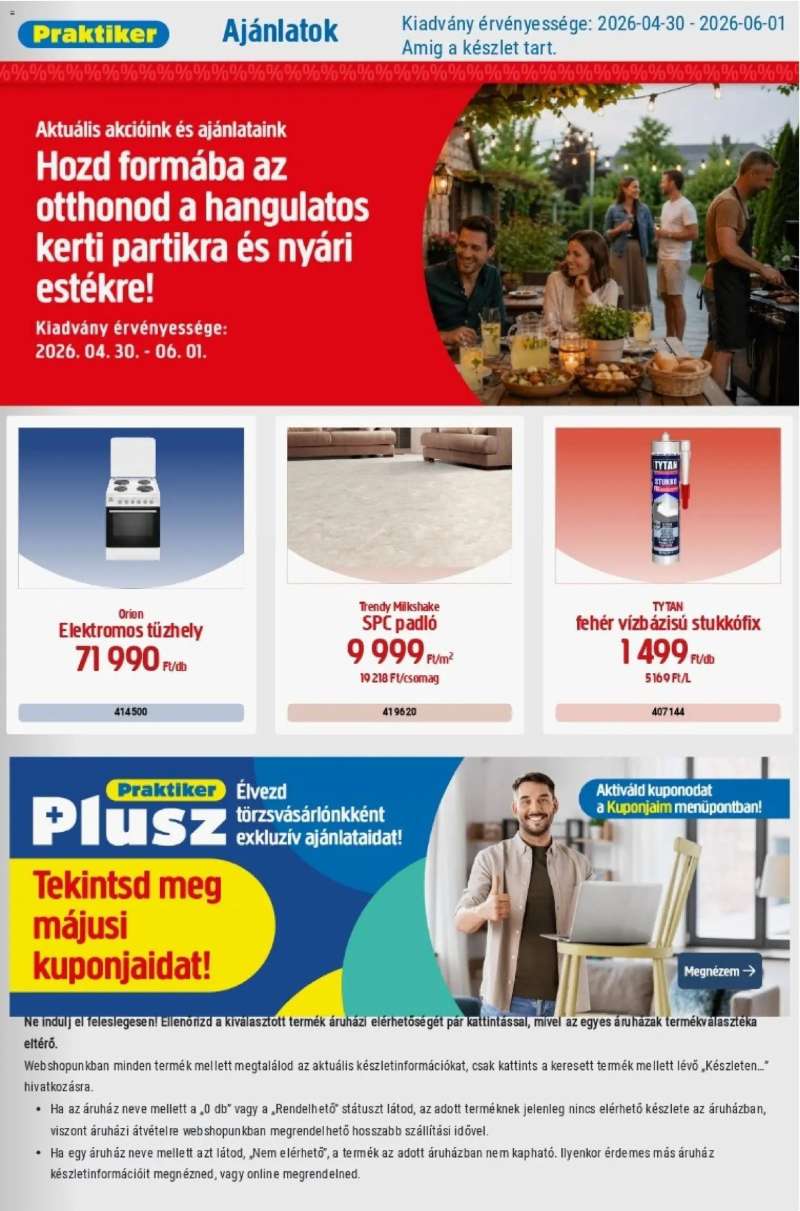 Praktiker Praktiker akciós újság 1 oldal