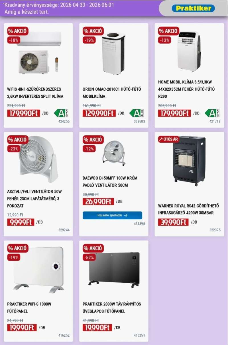 Praktiker Praktiker akciós újság 19 oldal