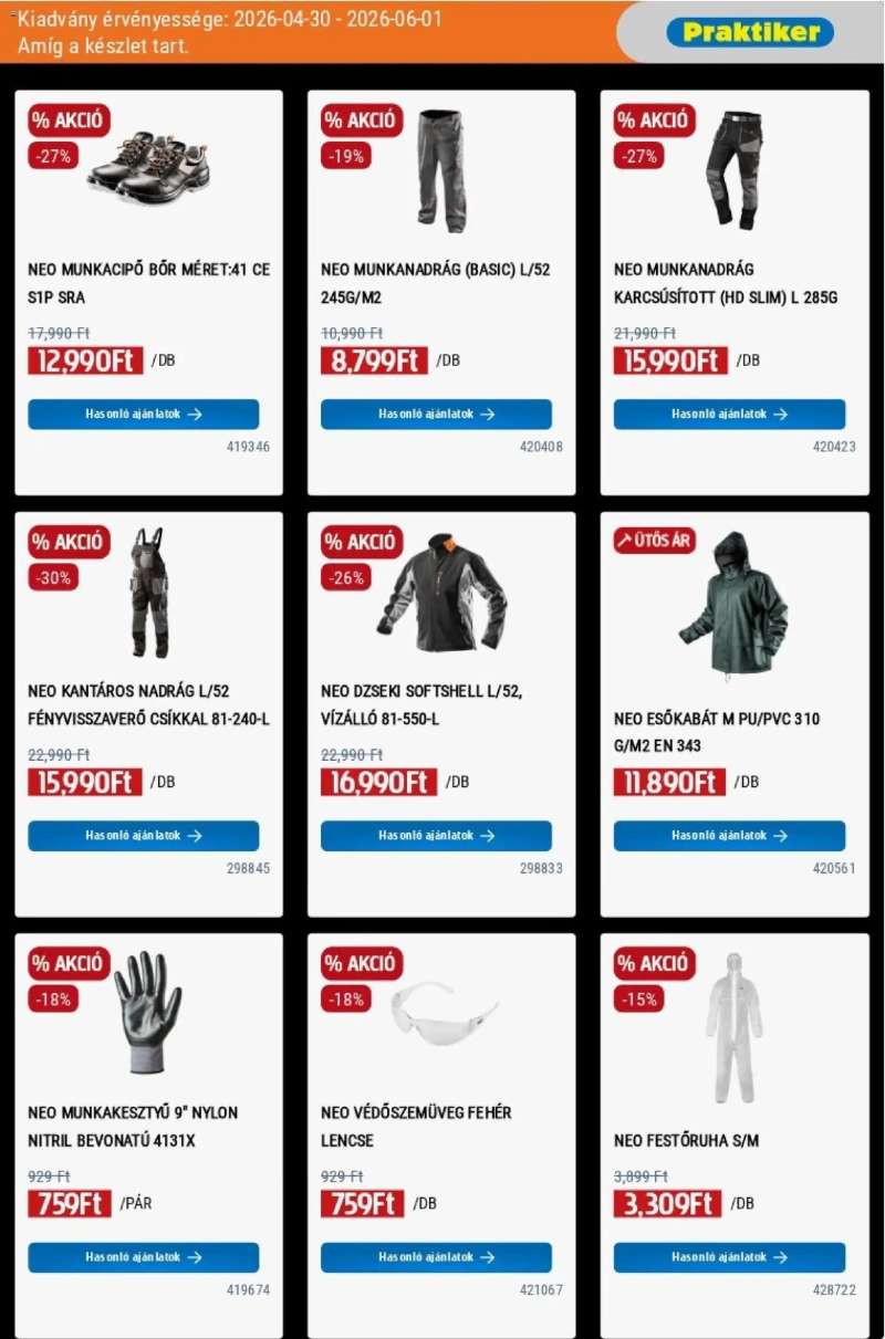 Praktiker Praktiker akciós újság 21 oldal