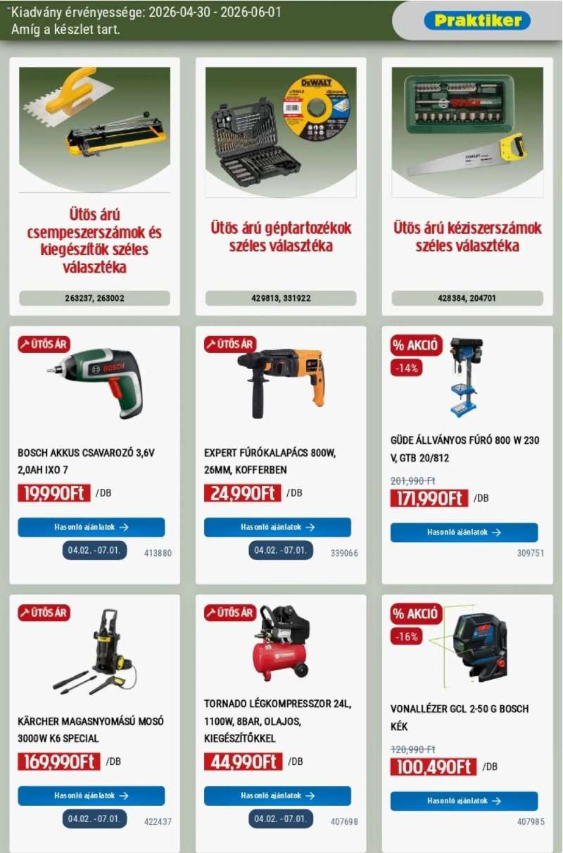 Praktiker Praktiker akciós újság 23 oldal