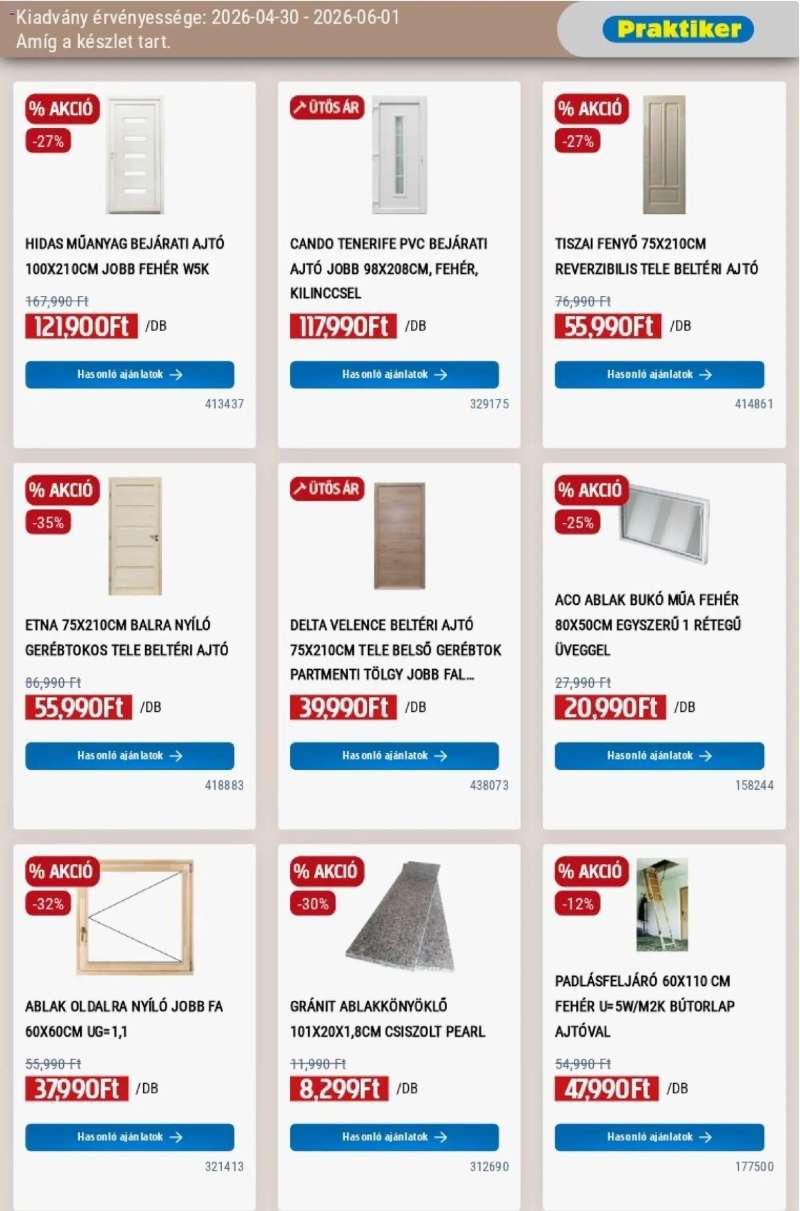 Praktiker Praktiker akciós újság 25 oldal