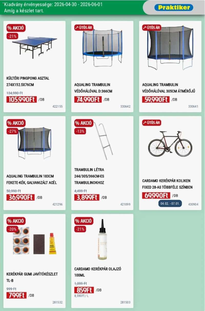 Praktiker Praktiker akciós újság 31 oldal