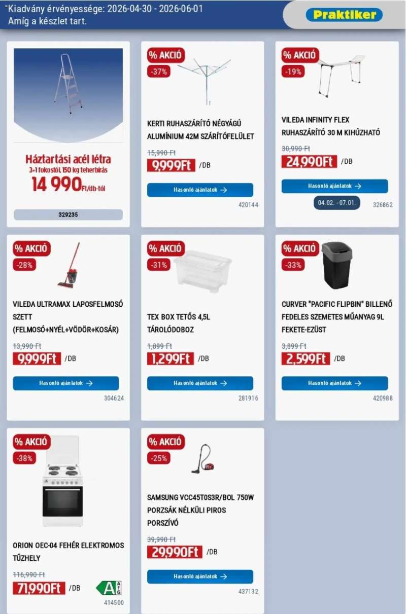 Praktiker Praktiker akciós újság 33 oldal