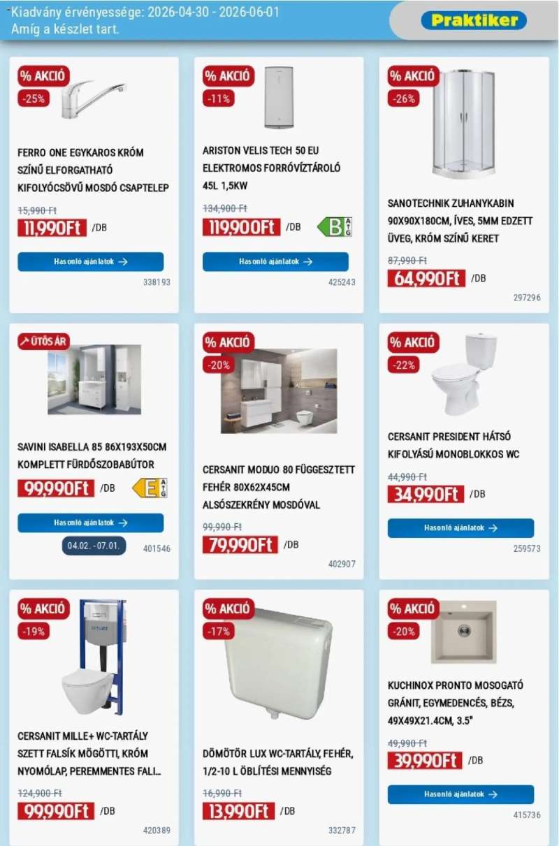 Praktiker Praktiker akciós újság 7 oldal