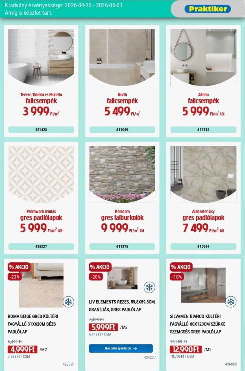 Praktiker Praktiker akciós újság 9 oldal